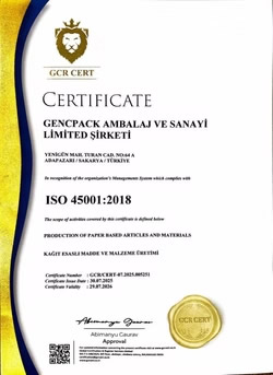 ISO 14001:2015 Sertifikası