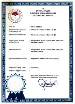 ISO 14001:2015 Sertifikası